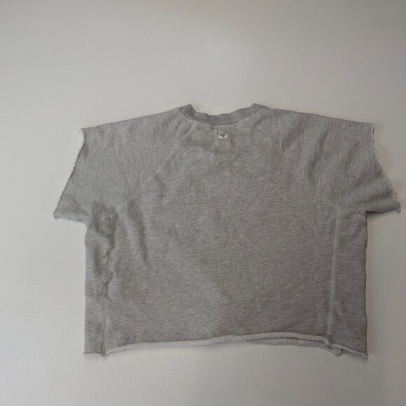 Billabong Size Small Cutoff Gray Sweatshirt - Picture 10 of 11